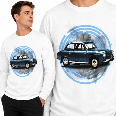 BLUZA AUTA PRL Syrenka