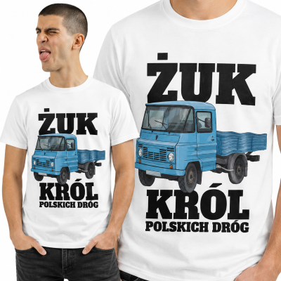 KOSZULKA AUTA PRL ŻUK