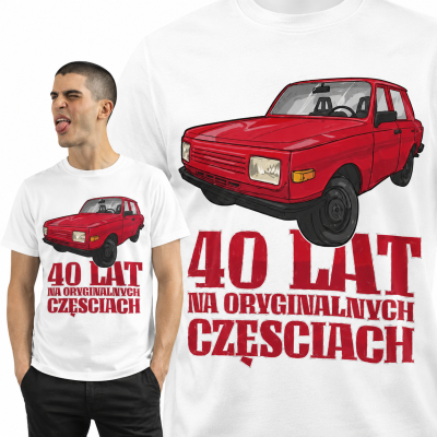 KOSZULKA AUTA PRL WARTBURG