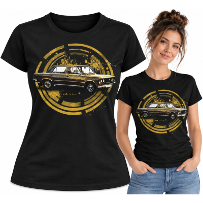 KOSZULKA DAMSKA AUTA PRL  PRL FIAT 125P
