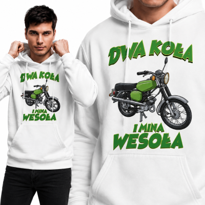 BLUZA Z KAPTUREM AUTA PRL SIMSON DWA KOŁA