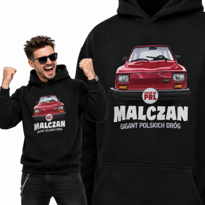 BLUZA Z KAPTUREM AUTA PRL MALUCH 2