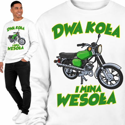 BLUZA AUTA  PRL SIMSON DWA KOŁA
