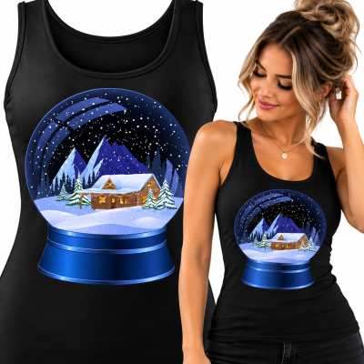 TANK TOP DAMSKI ŚWIĄTECZNY CHRISTMAS BALL