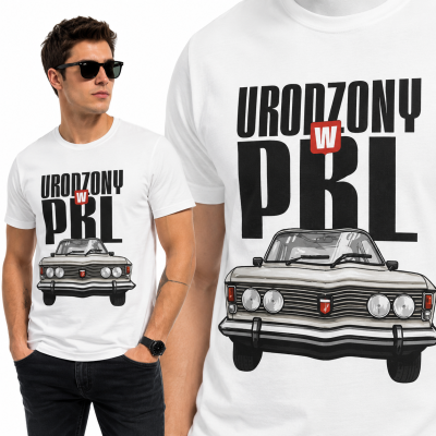 KOSZULKA AUTA PRL DUŻY FIAT 2