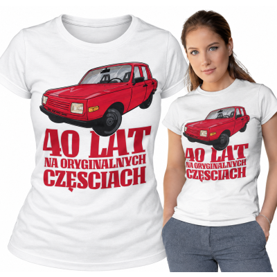 DAMSKA KOSZULKA AUTA PRL WARTBURG