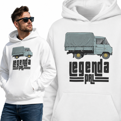 BLUZA Z KAPTUREM AUTA PRL ŻUK 2
