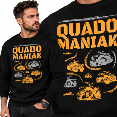 BLUZA ŚMIESZNA QUADO MANIAK