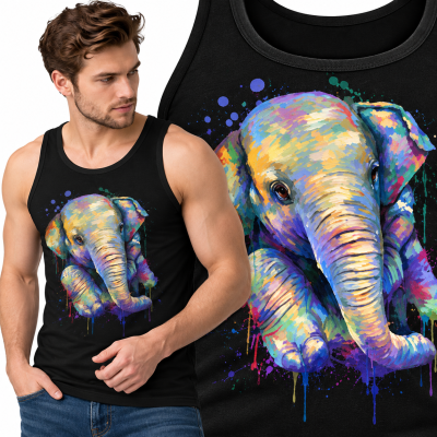 TANK TOP ZWIERZĘTA  SŁOŃ 4
