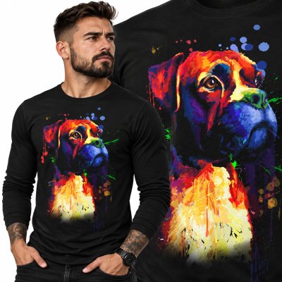 LONGSLEEVE ZWIERZĘTA  BOXER 3