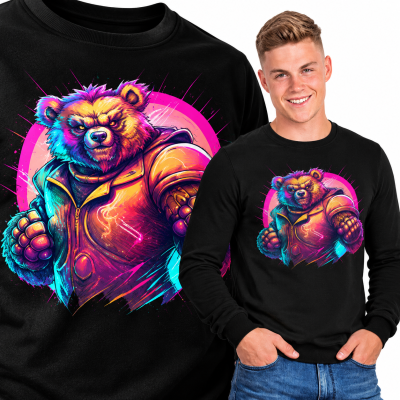 LONGSLEEVE ZWIERZĘTA    BAD BEAR 2
