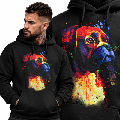 BLUZA Z KAPTUREM ZWIERZĘTA BOXER 3