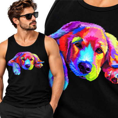 TANK TOP ZWIERZĘTA GOLDEN RETRIEVER 2