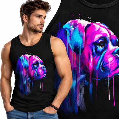 TANK TOP ZWIERZĘTA BOXER