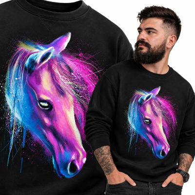 BLUZA  ZWIERZĘTA   KOŃ 2