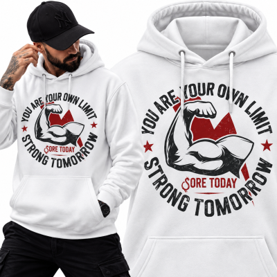 BLUZA Z KAPTUREM NA SIŁOWNIĘ  GYM SET 2