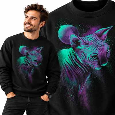 BLUZA ZWIERZĘTA  KOT 2