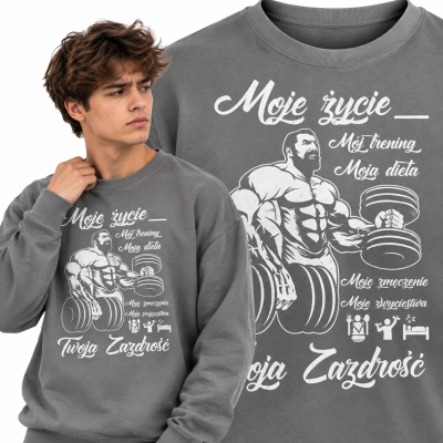 BLUZA NA SIŁOWNIĘ  MOJE ŻYCIE