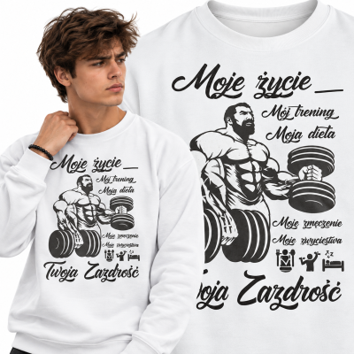 BLUZA NA SIŁOWNIĘ  MOJE ŻYCIE