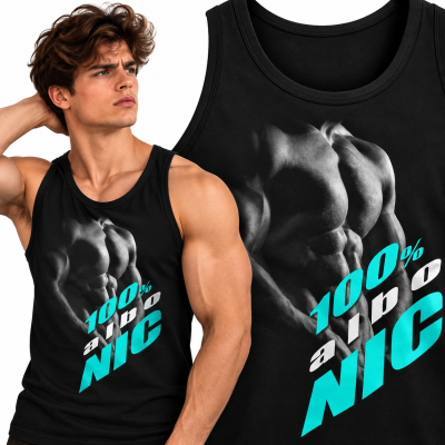 TANK TOP NA SIŁOWNIĘ 100 % ALBO NIC