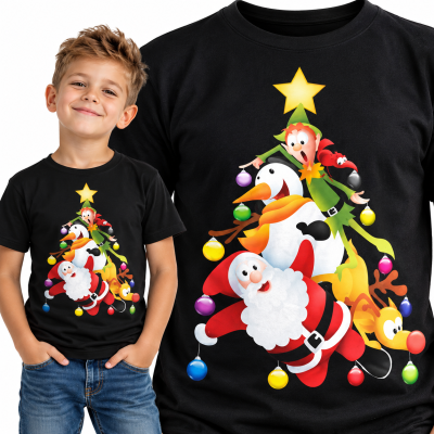 KOSZULKA DZIECIĘCA ŚWIĄTECZNA CHRISTMAS