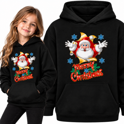 BLUZA Z KAPTUREM  ŚWIĄTECZNA CHRISTMAS1