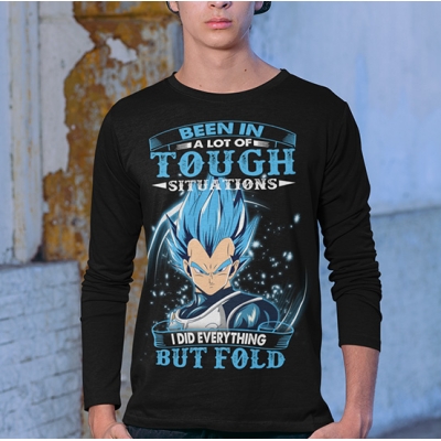 LONGSLEEVE DBZ BEEN IN A LOT OF TOUGH SITUATIONS