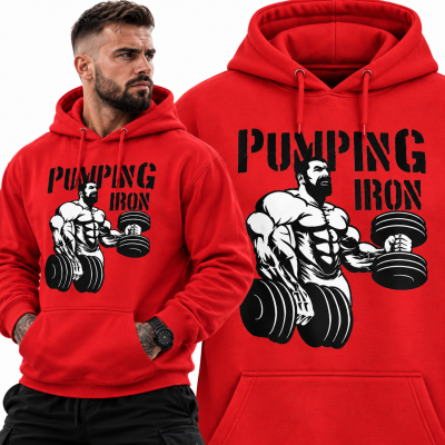 BLUZA Z KAPTUREM NA SIŁOWNIĘ PUMPING IRON 2