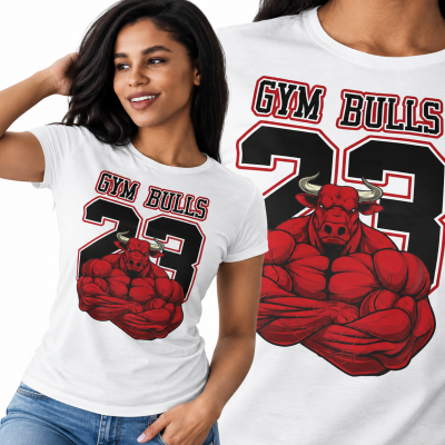 KOSZULKA DAMSKA NA SIŁOWNIĘ   GYM BULLS