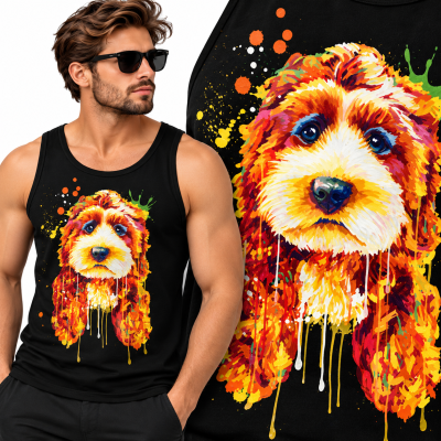 TANK TOP ZWIERZĘTA  PUDELEK
