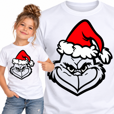 KOSZULKA DZIECIĘCA ŚWIĄTECZNA GRINCH