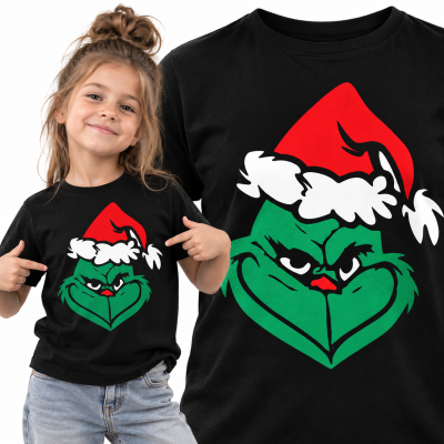 KOSZULKA DZIECIĘCA ŚWIĄTECZNA GRINCH