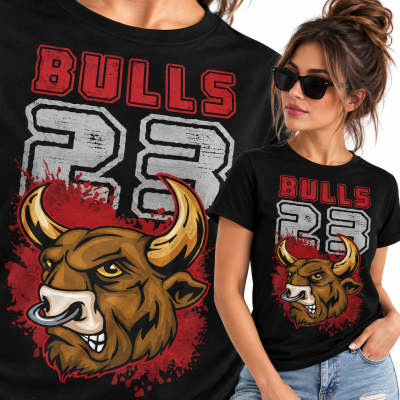KOSZULKA DAMSKA NA SIŁOWNIĘ   BULLS