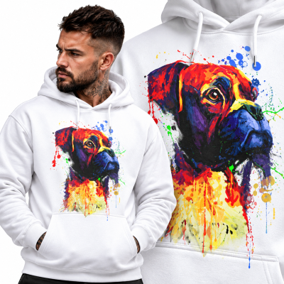 BLUZA Z KAPTUREM ZWIERZĘTA BOXER 3