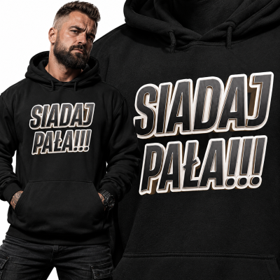 BLUZA Z KAPTUREM SZKOŁA SIADAJ