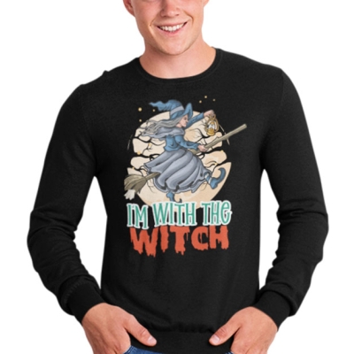 LONGSLEEVE HALLOWEEN  I'm With The Witch