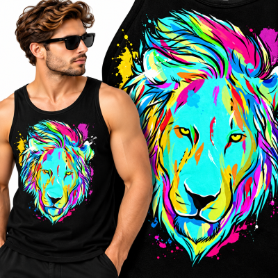 TANK TOP ZWIERZĘTA   LEW 2