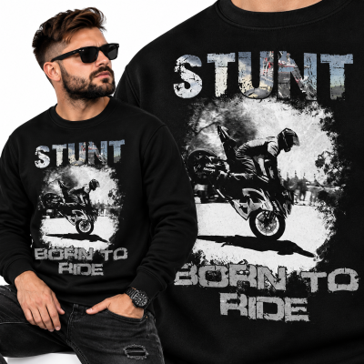 BLUZA ŚMIESZNA BORN TO RIDE