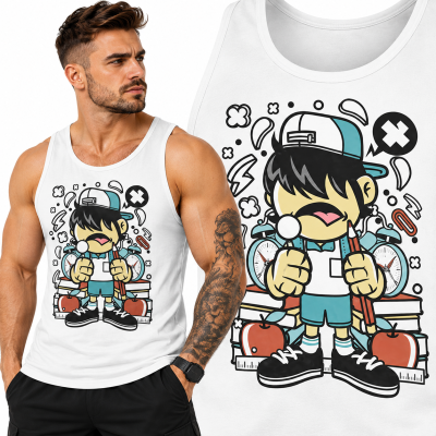 TANK TOP  ANIMOWANY  SCHOOL KID