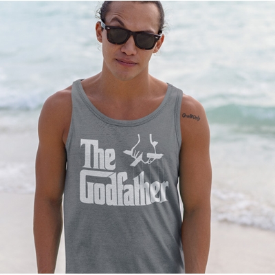 TANK TOP THE GODFATHER & SCAREFACE THE GODFATHER BLACK