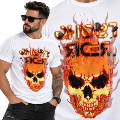 KOSZULKA ŚMIESZNA GHOST RIDER 4