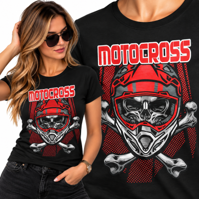 KOSZULKA ŚMIESZNA DAMSKA MOTOCROSS 3