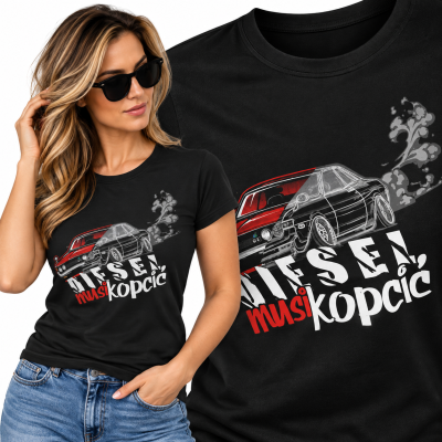 KOSZULKA ŚMIESZNA  DAMSKA DIESEL 2