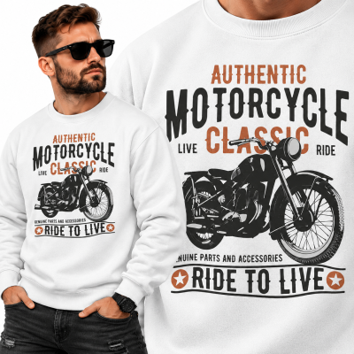 BLUZA  ŚMIESZNA RIDE TO LIVE