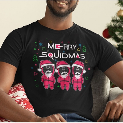 Koszulka squid game christmas