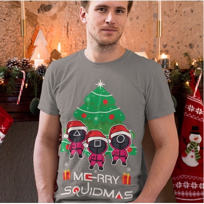Koszulka squid game christmas 5