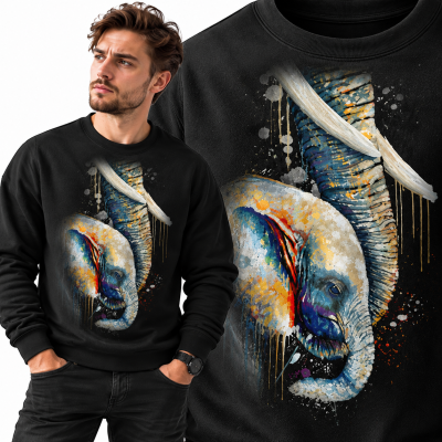 BLUZA ZWIERZĘTA  SŁOŃ