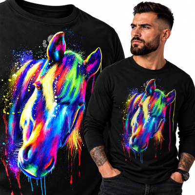 LONGSLEEVE ZWIERZĘTA  KOŃ 3