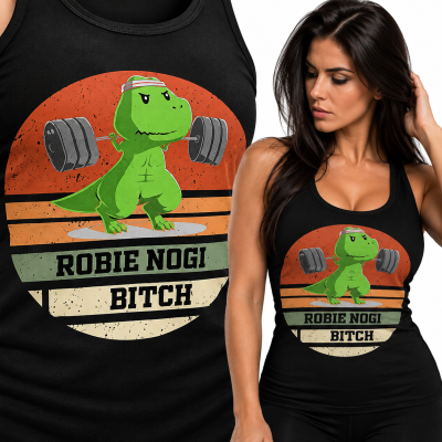 TANK TOP DAMSKI NA SIŁOWNIĘ   ROBIE NOGI