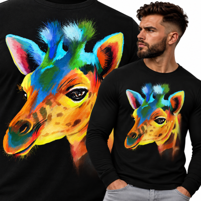 LONGSLEEVE ZWIERZĘTA  ŻYRAFA